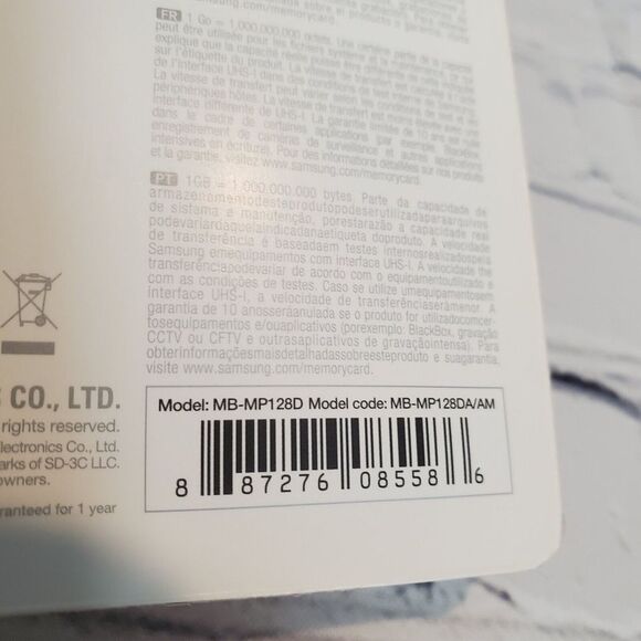 NEW Samsung 128 GB EVO Sealed Package MicroSDXC UHS-I Card Memory Card - Picture 8 of 12